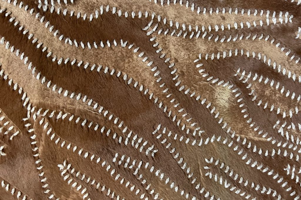 INTEX leather technique: Laser Cut Patchwork — luxury leather manufacturing