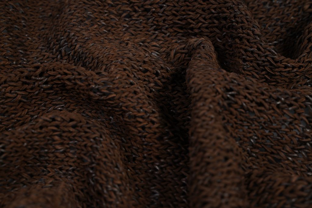 INTEX leather technique: Hand Knit — luxury leather manufacturing